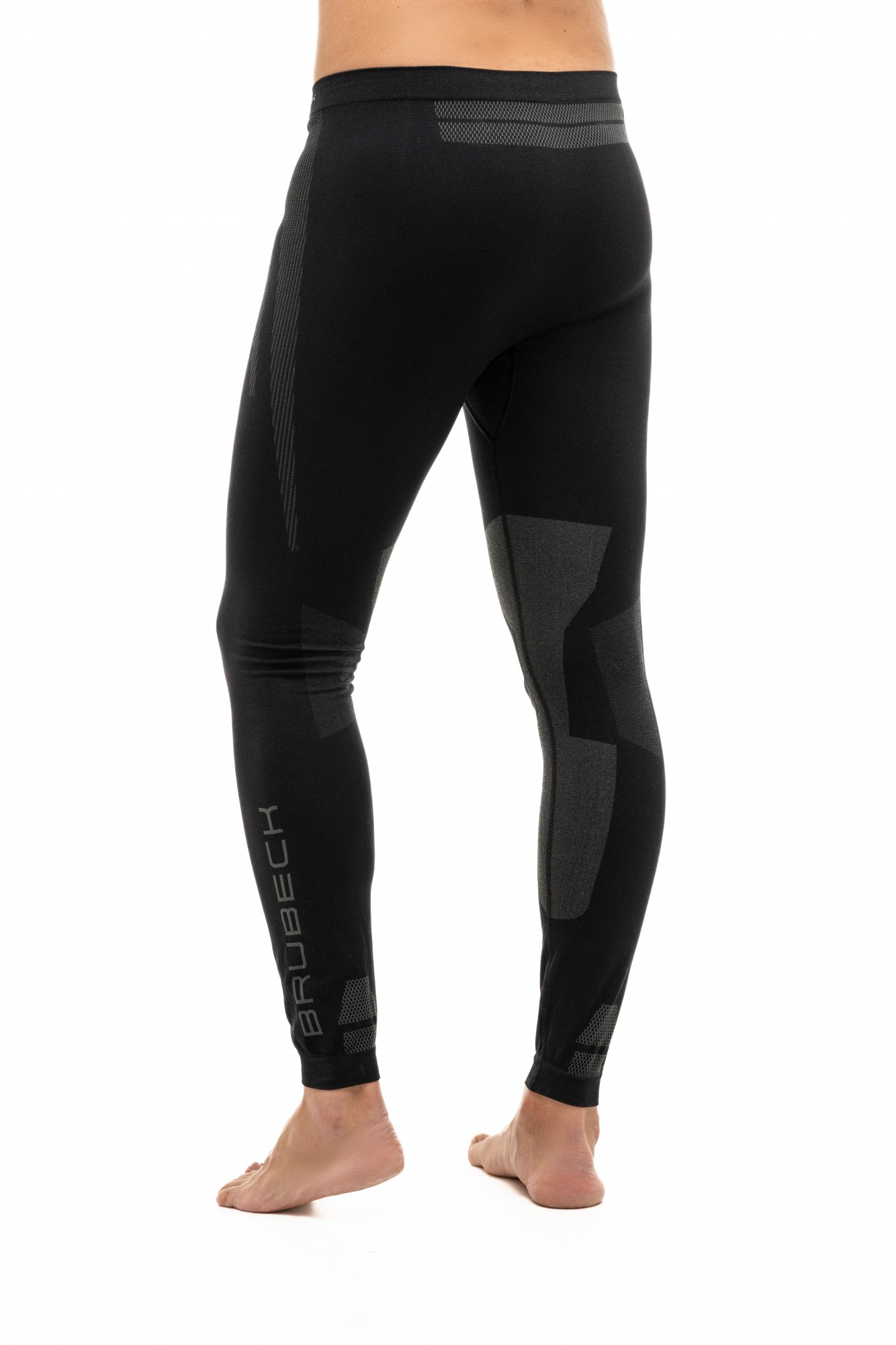 SPODNIE TERMOAKTYWNE MĘSKIE BRUBECK DRY LE13270 CZARNY