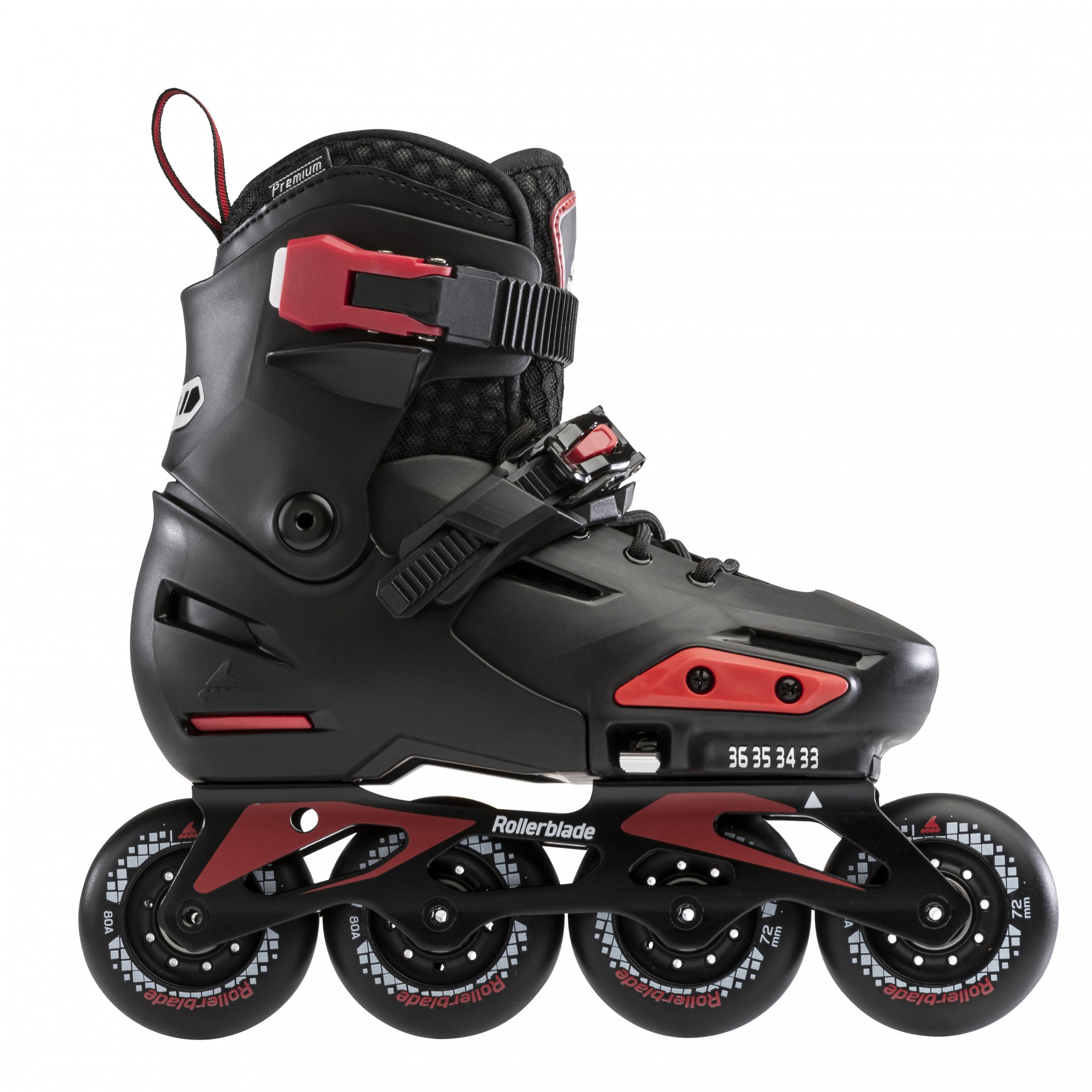 ROLKI ROLLERBLADE APEX BLACK JUNIOR - ROLKI JUNIORSKIE REGULOWANE