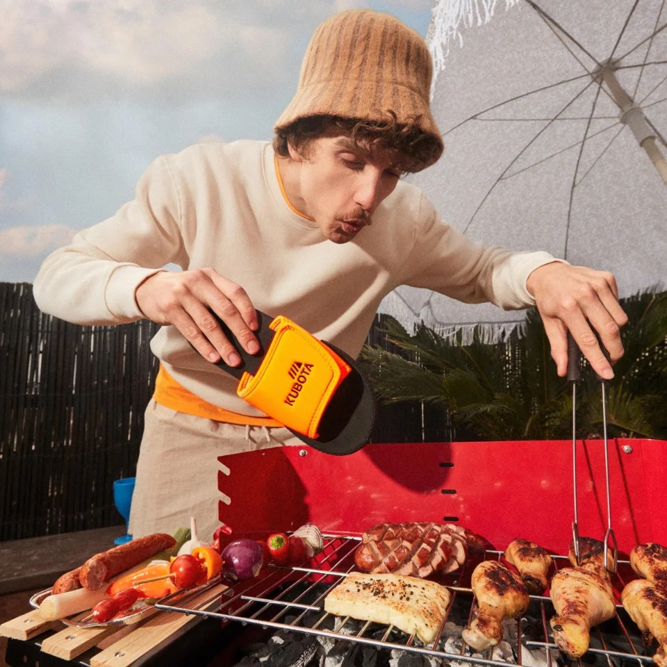 KLAPKI KUBOTA RZEP 2.0 NEON POMARAŃCZOWE