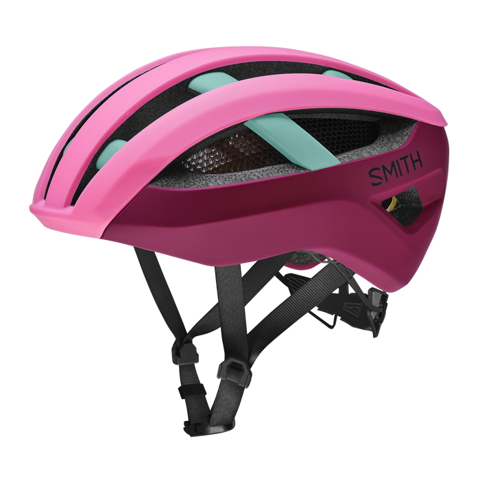 KASK SMITH NETWORK MIPS MATTE FLAMINGO MERLOT