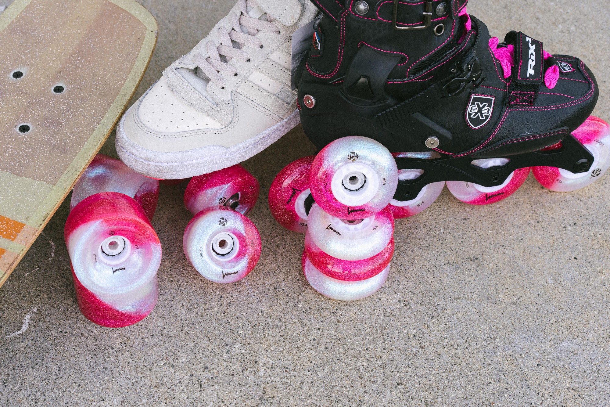 KOŁA LUMINOUS COTTON CANDY 76MM / 85A X1