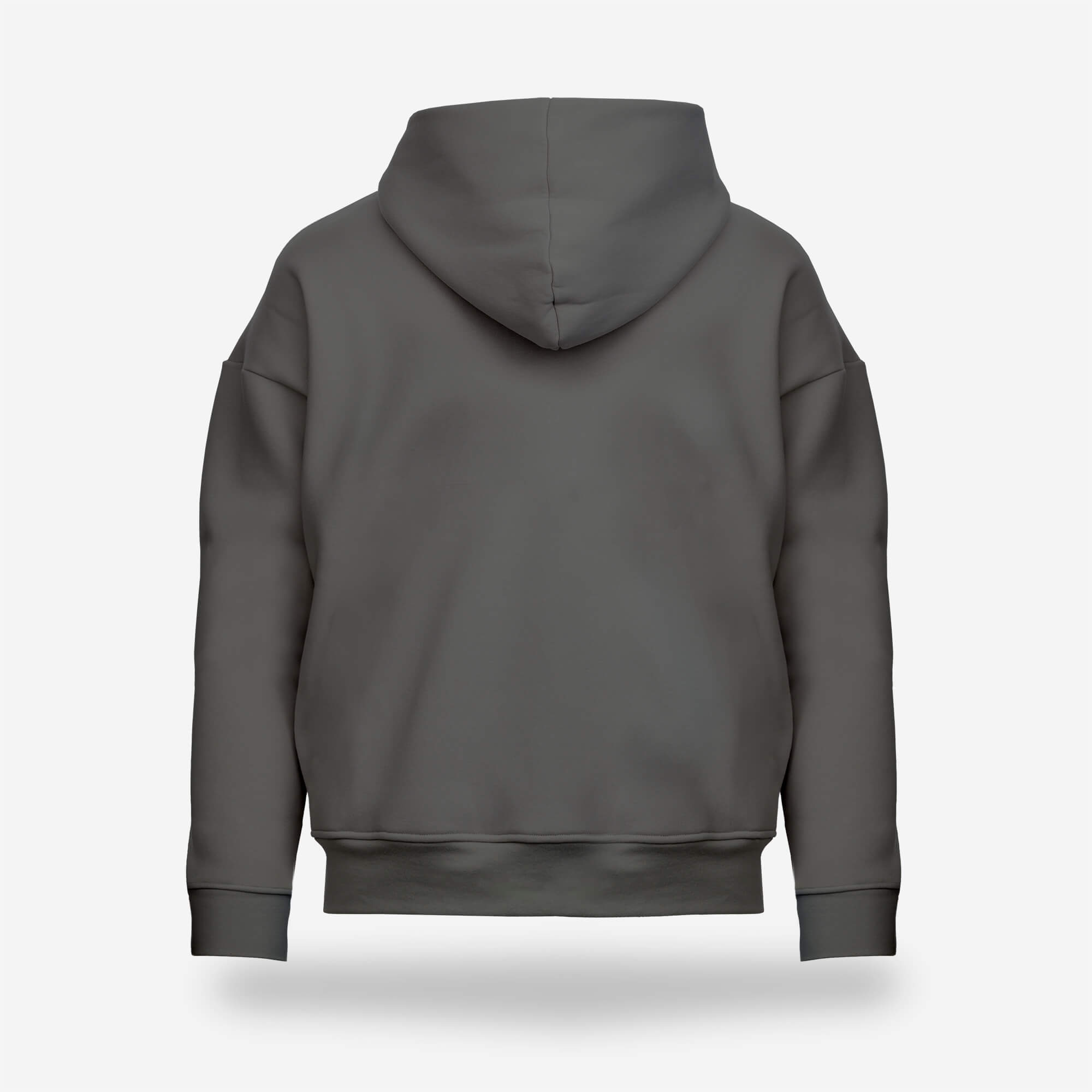 KUBOTA BLUZA BASIC UNISEX Z KAPTUREM SZARA