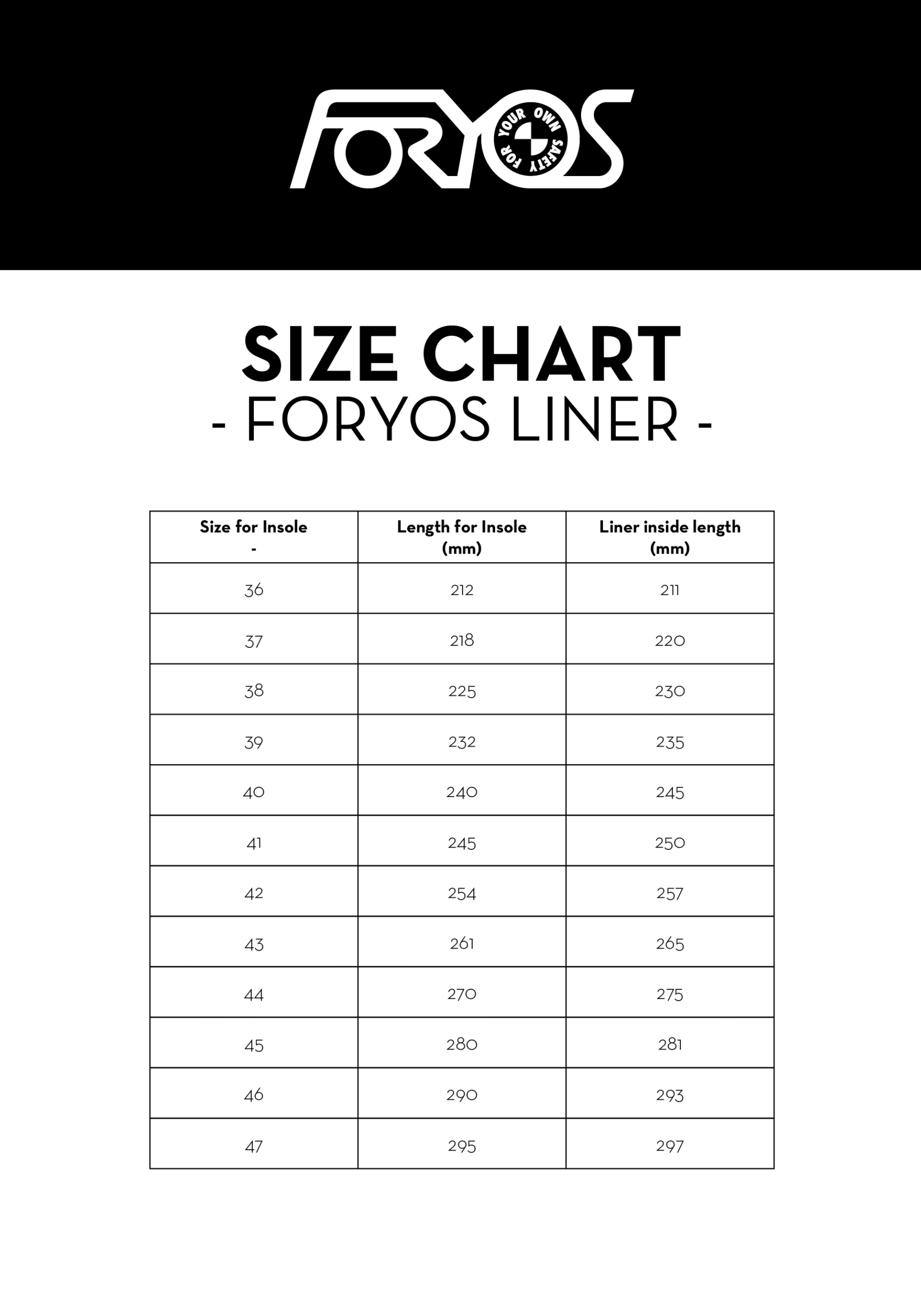 LINER CJ WELLSMORE FORYOS BLACK 