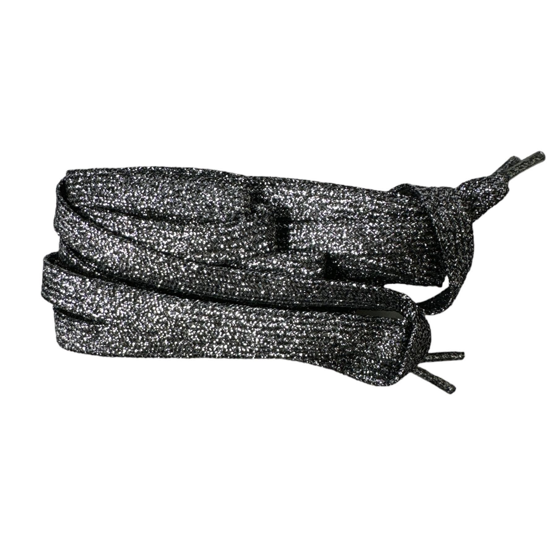 SZNURÓWKI FLAT LACES 160 CM DARK SILVER