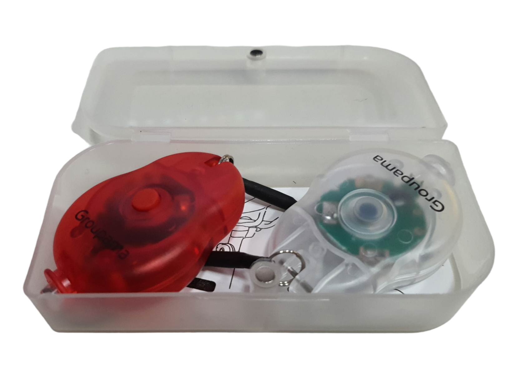 OŚWIETLENIE LAMPKA ROWEROWA / NA ROLKI / PLECAK / TOREBKA ZESTAW 2SZT