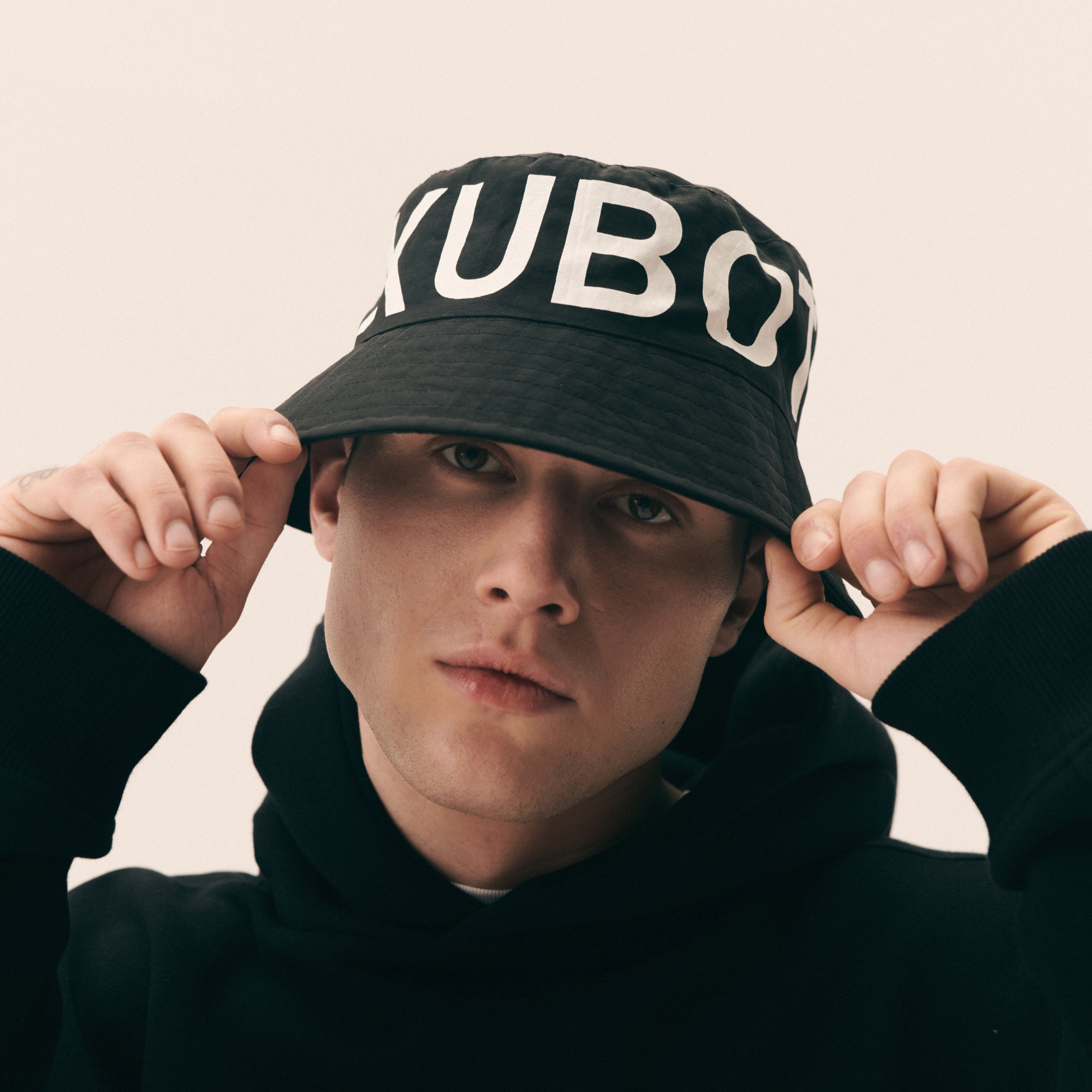 KUBOTA KAPELUSZ BUCKET HAT NYLONOWY CZARNY