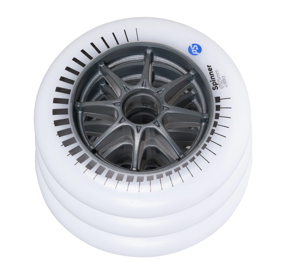 KOŁA POWERSLIDE SPINNER WHITE 125MM / 88A X3