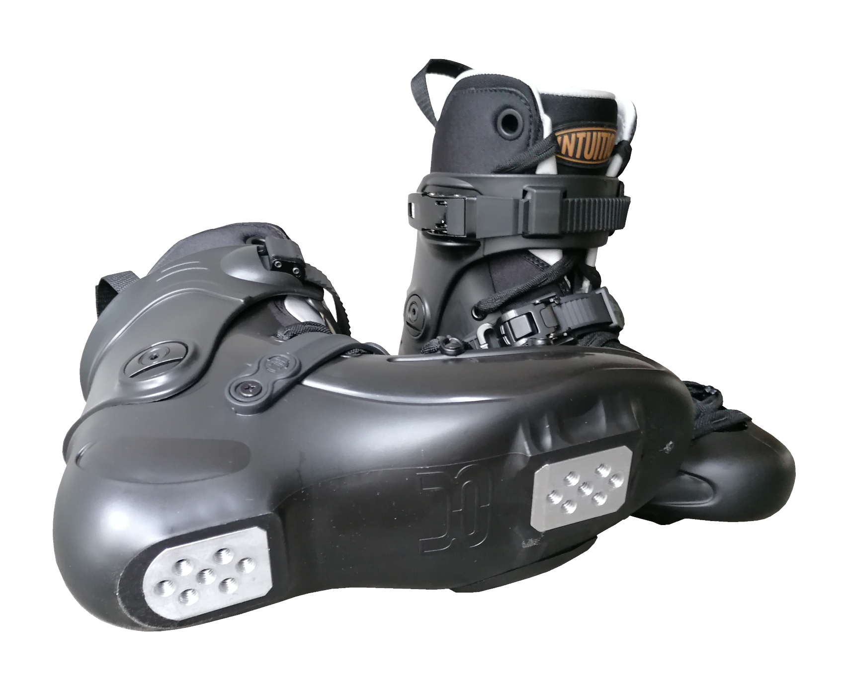 BOOT ONLY FR SKATES FR1 DELUXE INTUITION BLACK