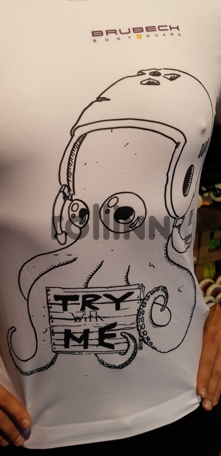 KOSZULKA BRUBECK TERMOAKTYWNA ROLLINN OŚMIORNICA SS12240