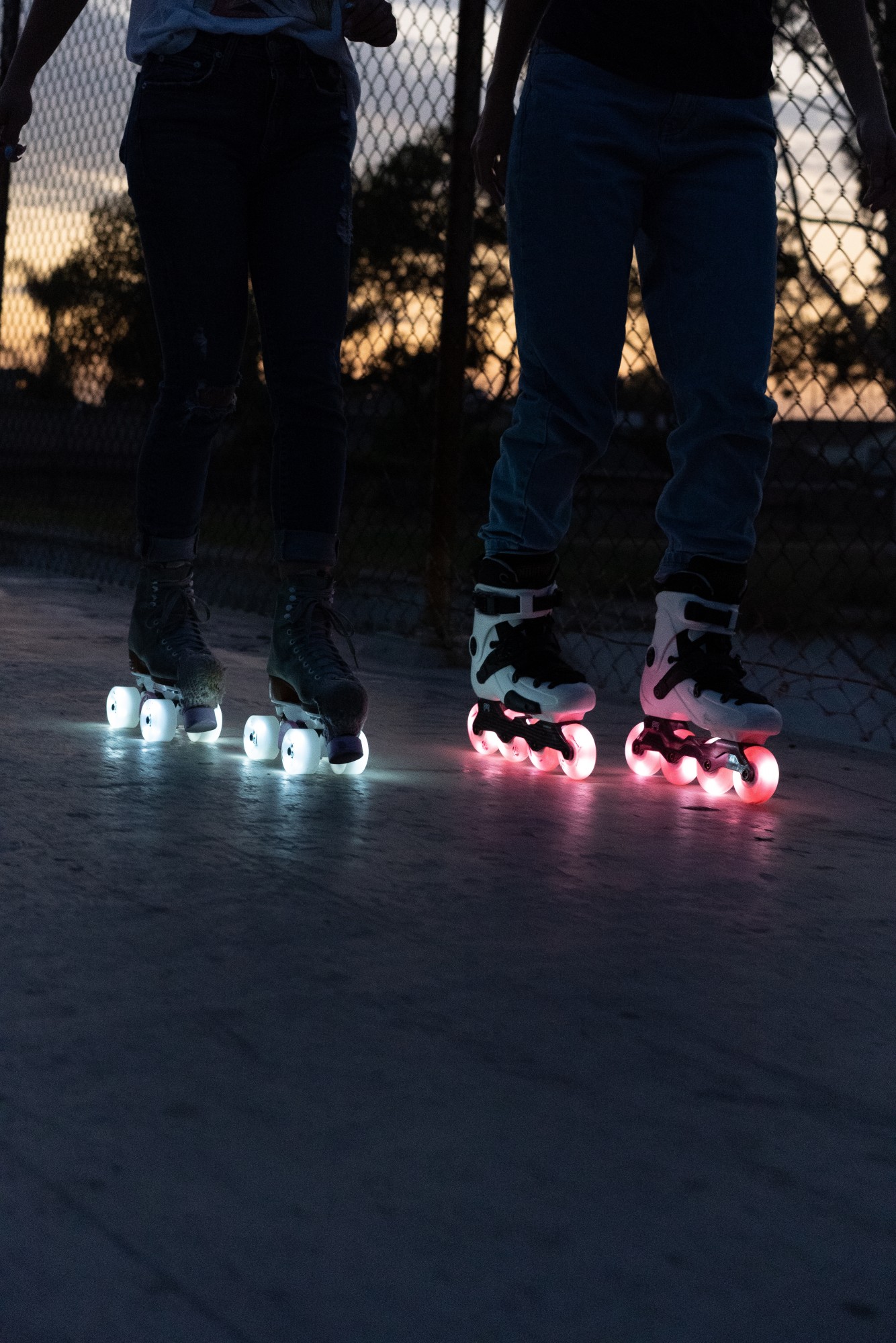 KOŁA LUMINOUS QUAD ŚWIECĄCE DO WROTEK WHITE 62 MM / 85A X1