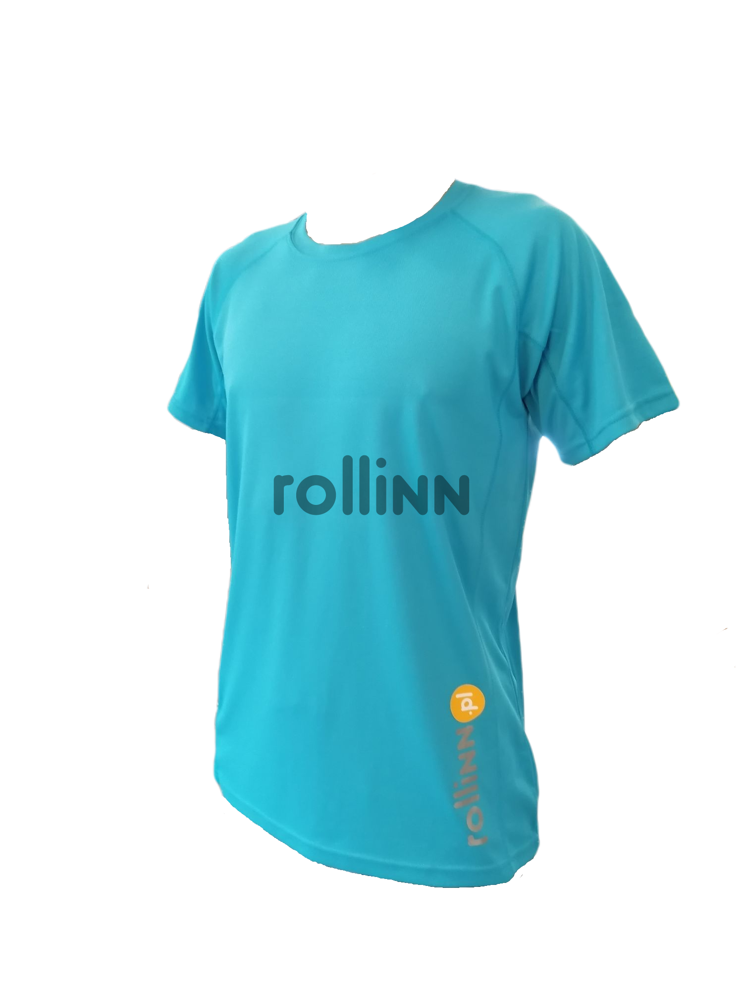 KOSZULKA ROLLINN MĘSKA Z KRÓTKIM RĘKAWEM LOGO BLUE