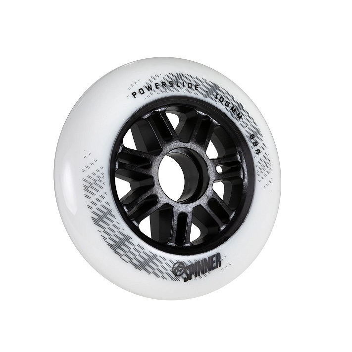 KOŁA POWERSLIDE SPINNER WHITE 100MM / 88A X3