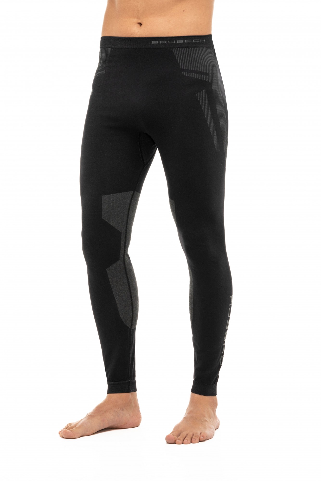 SPODNIE TERMOAKTYWNE MĘSKIE BRUBECK DRY LE13270 CZARNY