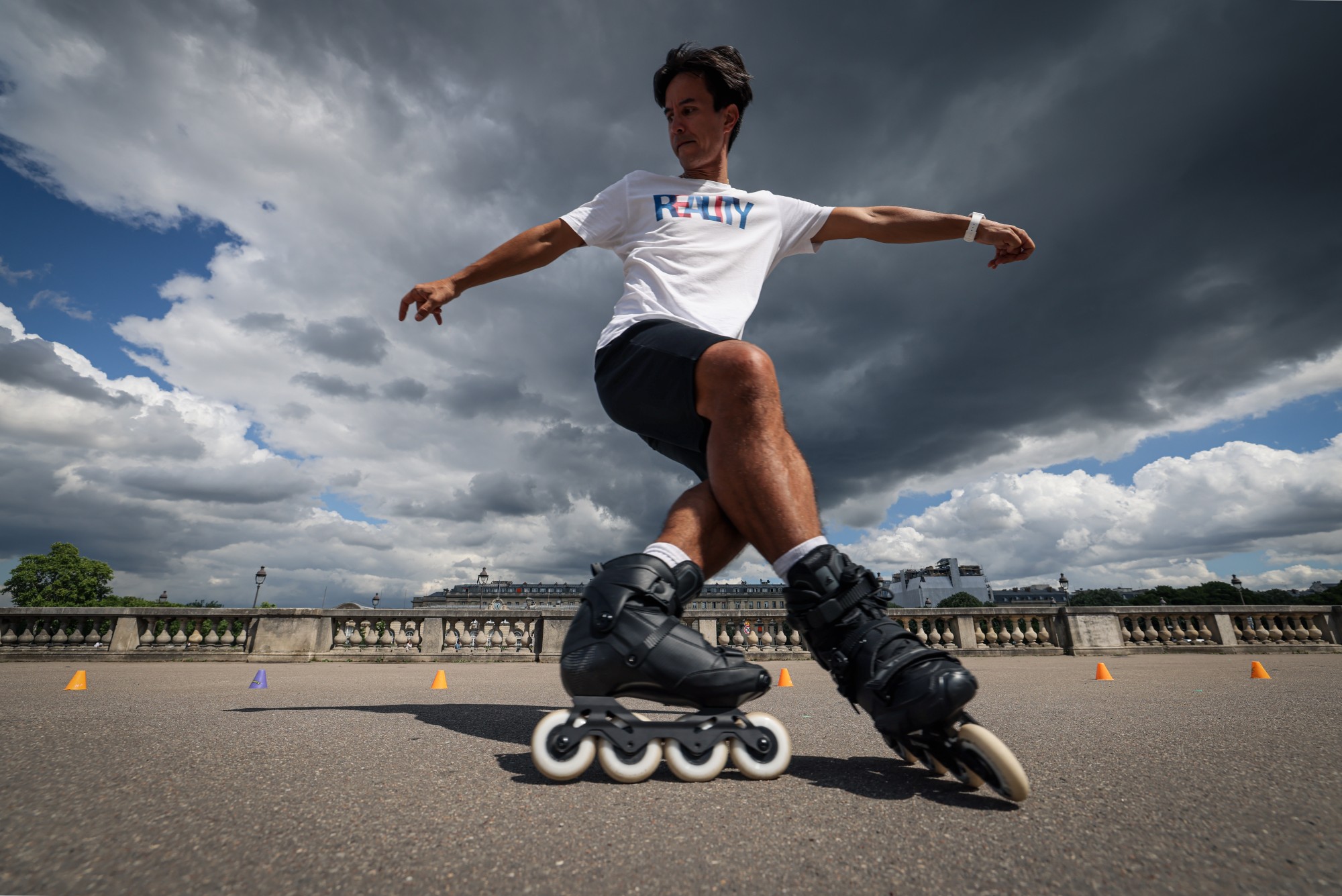 ROLKI ROLLERBLADE CROSSFIRE BLACK SLALOM SKATES