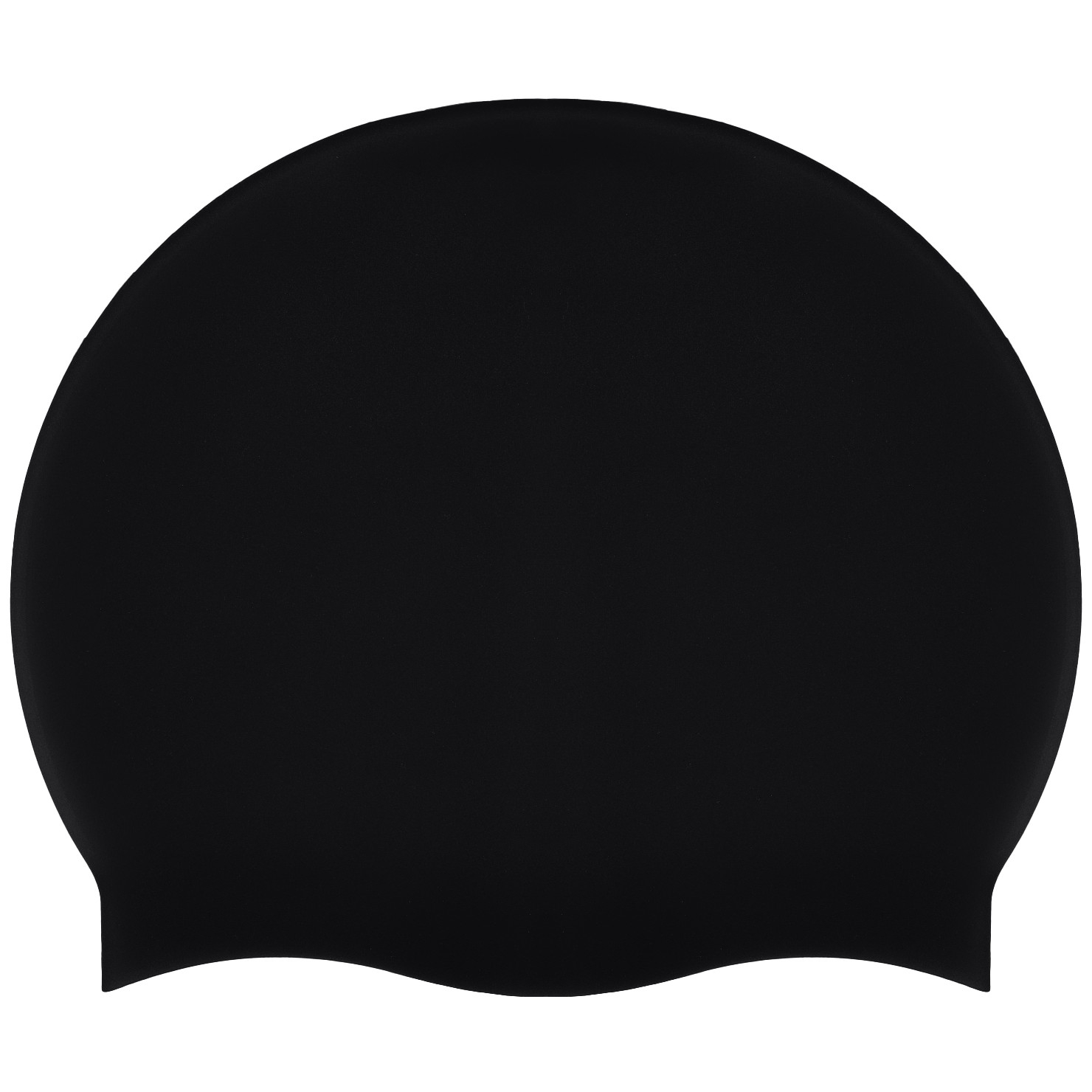 CZEPEK PŁYWACKI SILIKONOWY MONOCAP AQUA SPORT CZARNY