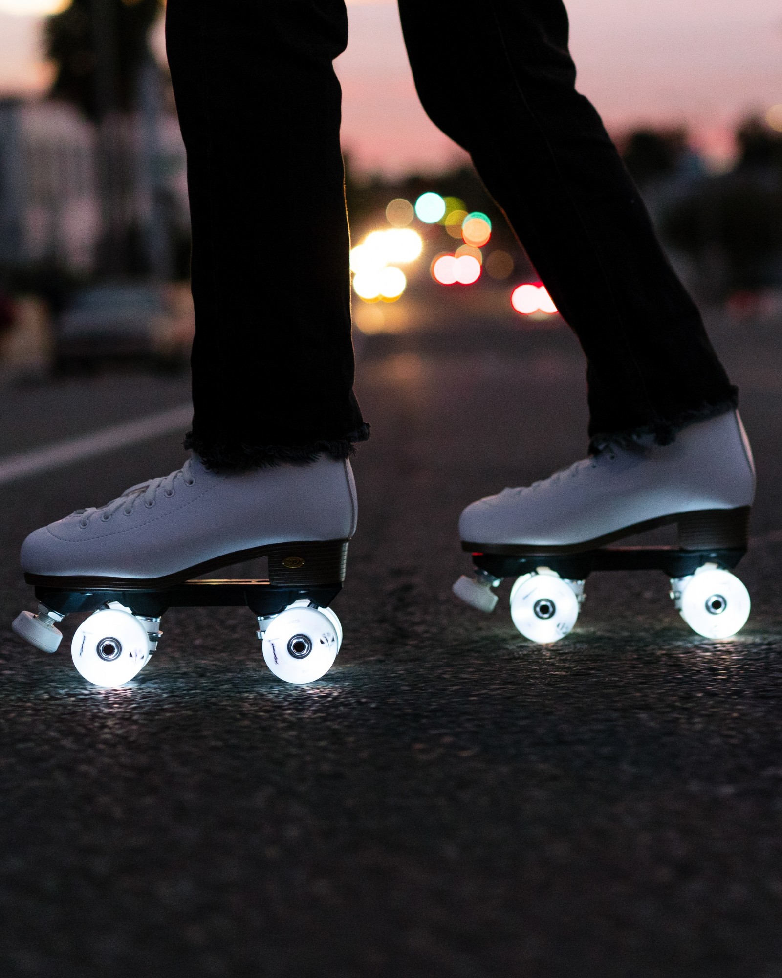 KOŁA LUMINOUS QUAD ŚWIECĄCE DO WROTEK WHITE 62 MM / 85A X1