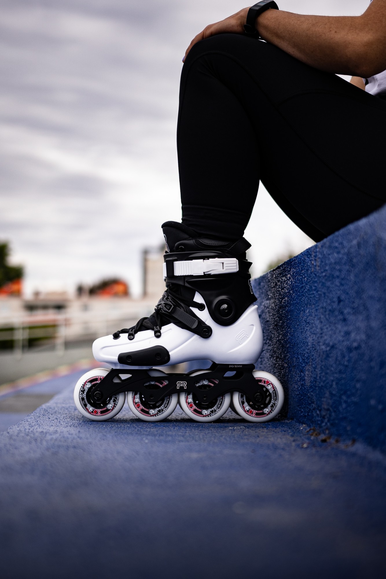 ROLKI FR SKATES FR3 80 WHITE