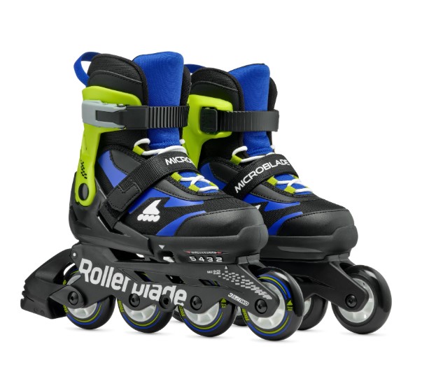 ROLKI ROLLERBLADE MICROBLADE BLACK / BLUE - ROLKI JUNIORSKIE REGULOWANE