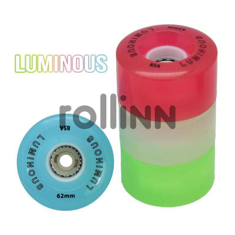 KOŁA SEBA LUMINOUS QUAD ŚWIECĄCE DO WROTEK WHITE 62 MM / 85A X1