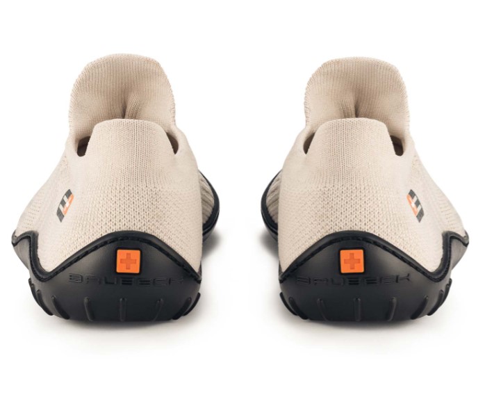 BUTY BRUBECK MINIMALISTYCZNE DAMSKIE BAREFOOT MERINO KREMOWY / CZARNY