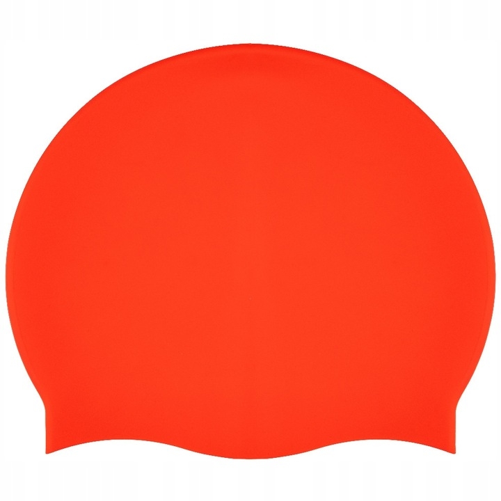 CZEPEK PŁYWACKI SILIKONOWY MONOCAP AQUA SPORT RED