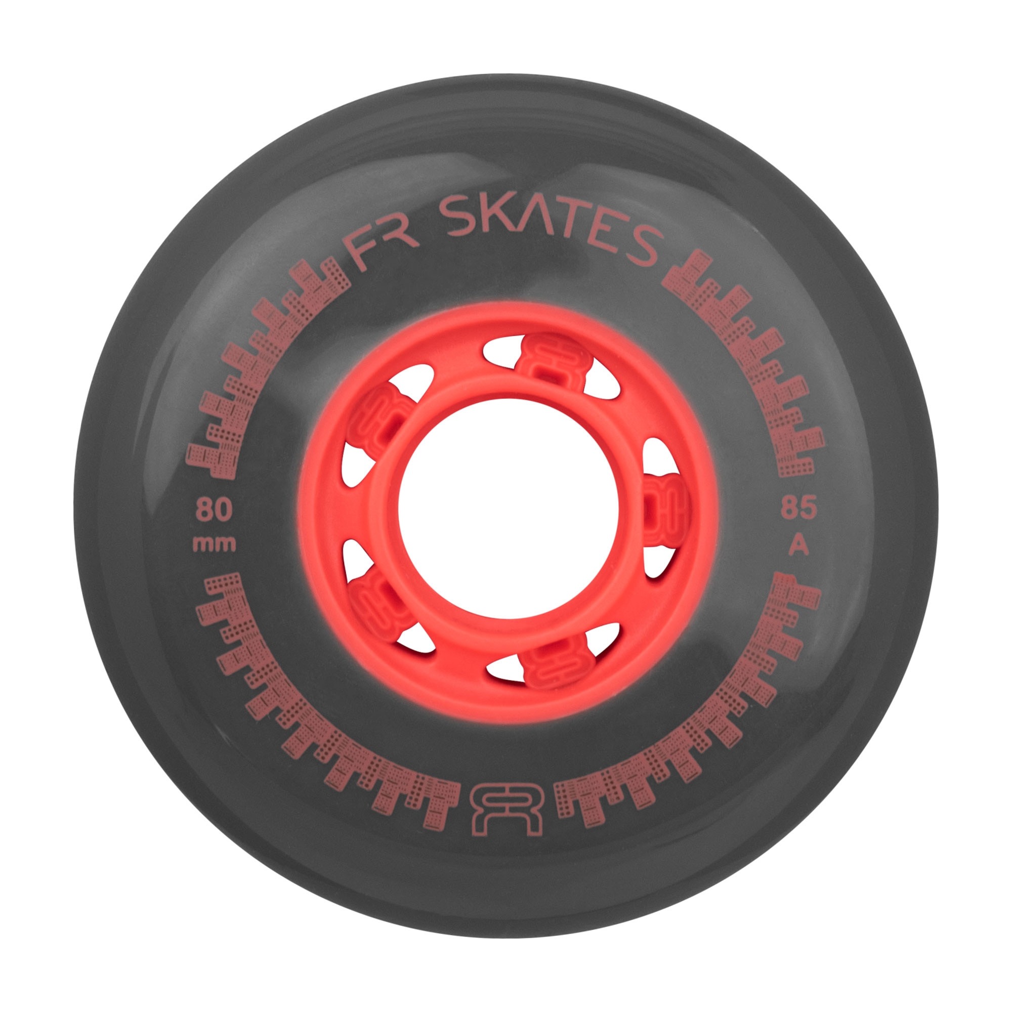 KOŁA FR SKATES DOWNTOWN GREY ORANGE 80MM / 85A X1