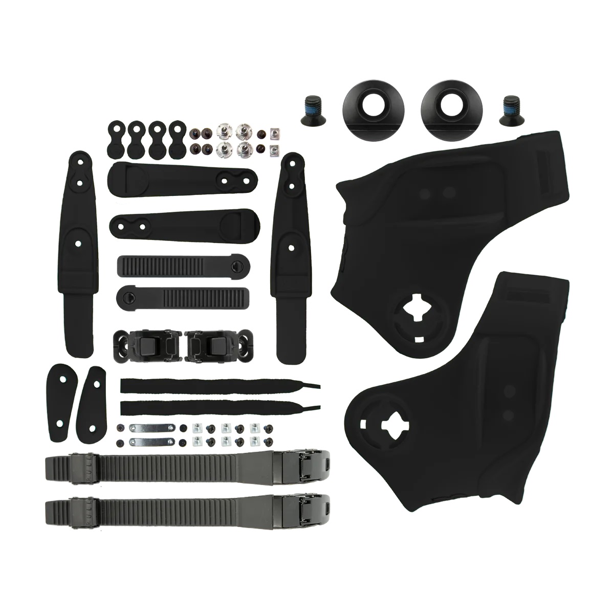 CUSTOM KIT FR SKATES BLACK FR LOGO RATCHET BUCKLE