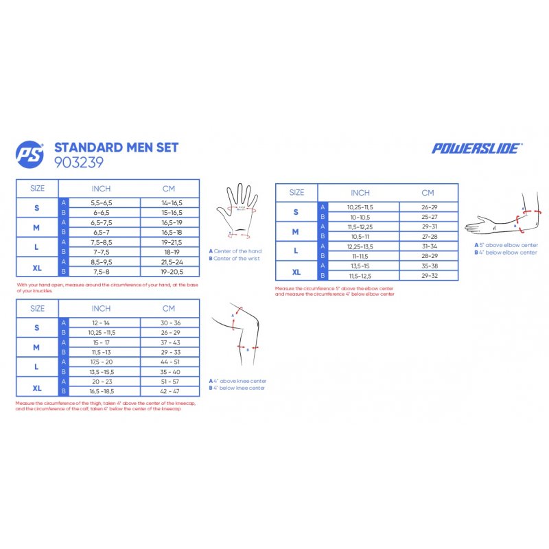 OCHRANIACZE POWERSLIDE STANDARD 3 PACK ZESTAW