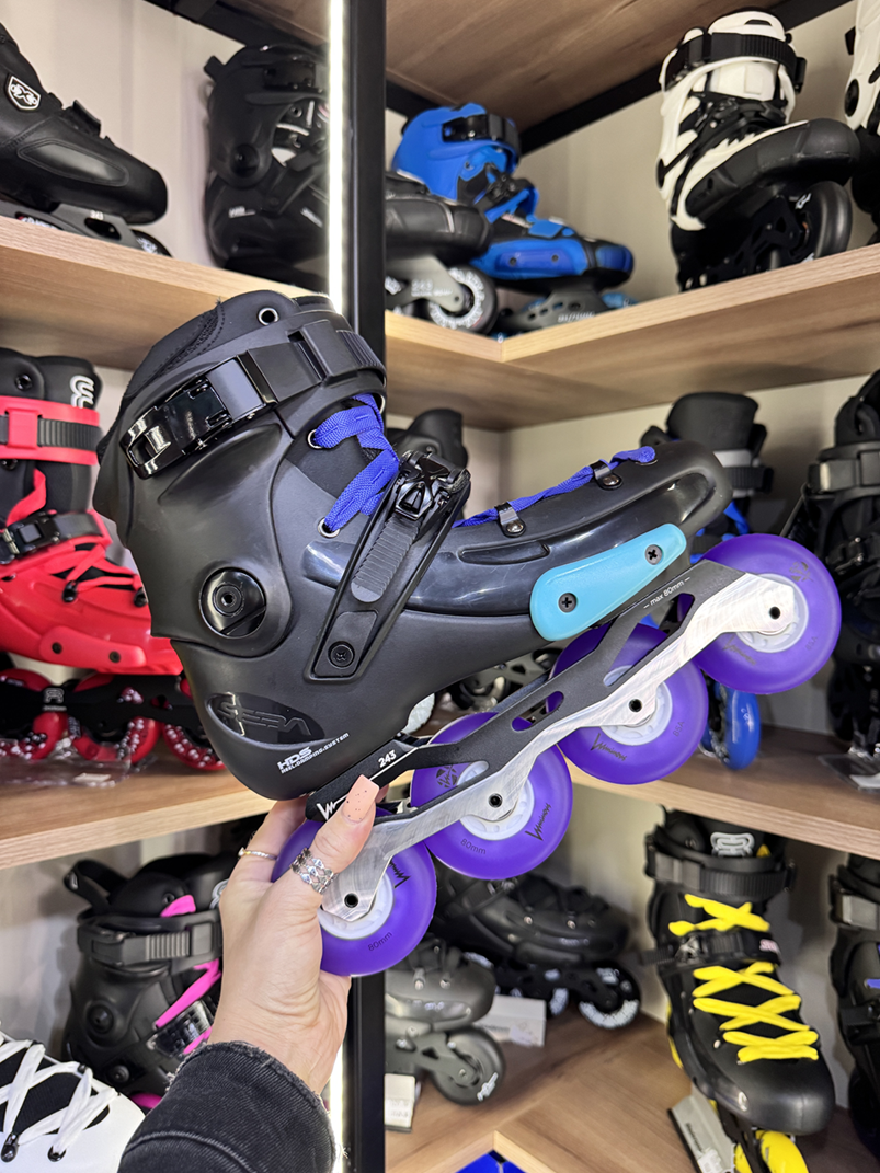 ROLKI SEBA FR1 80 BLACK LUMINOUS CUSTOM 40