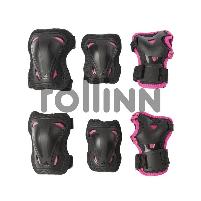 OCHRANIACZE ROLLERBLADE SKATE GEAR JUNIOR PINK 3 PACK ZESTAW