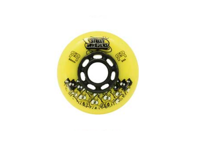 KOŁA FR SKATES STREET INVADERS YELLOW 76MM / 84A X1