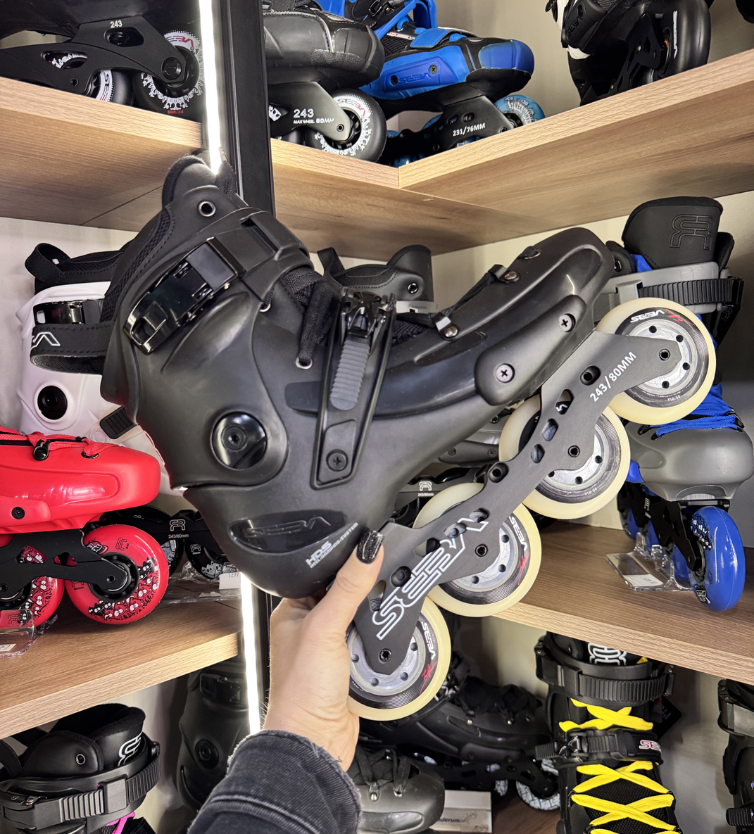 ROLKI SEBA FR1 80 BLACK DELUXE CUSTOM 41