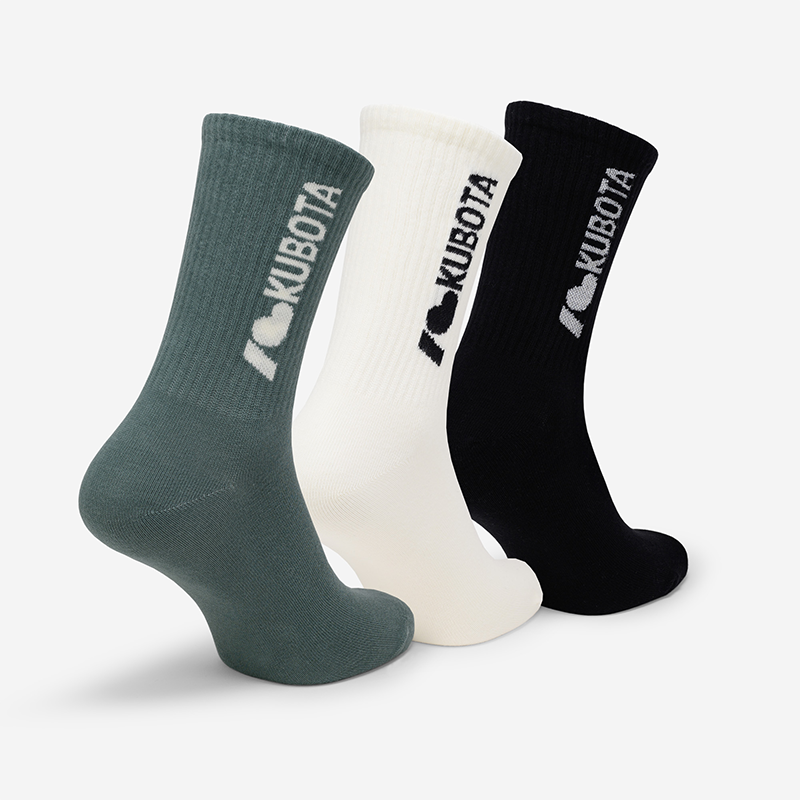 3-PAK SKARPETY KUBOTA I LOVE KUBOTA MULTICOLOR