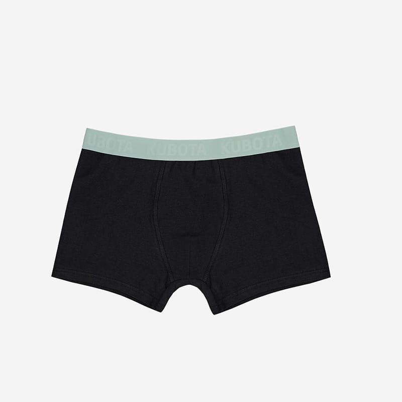 KUBOTA BOKSERKI MĘSKIE 2-PAK CZARNO-MIĘTOWE