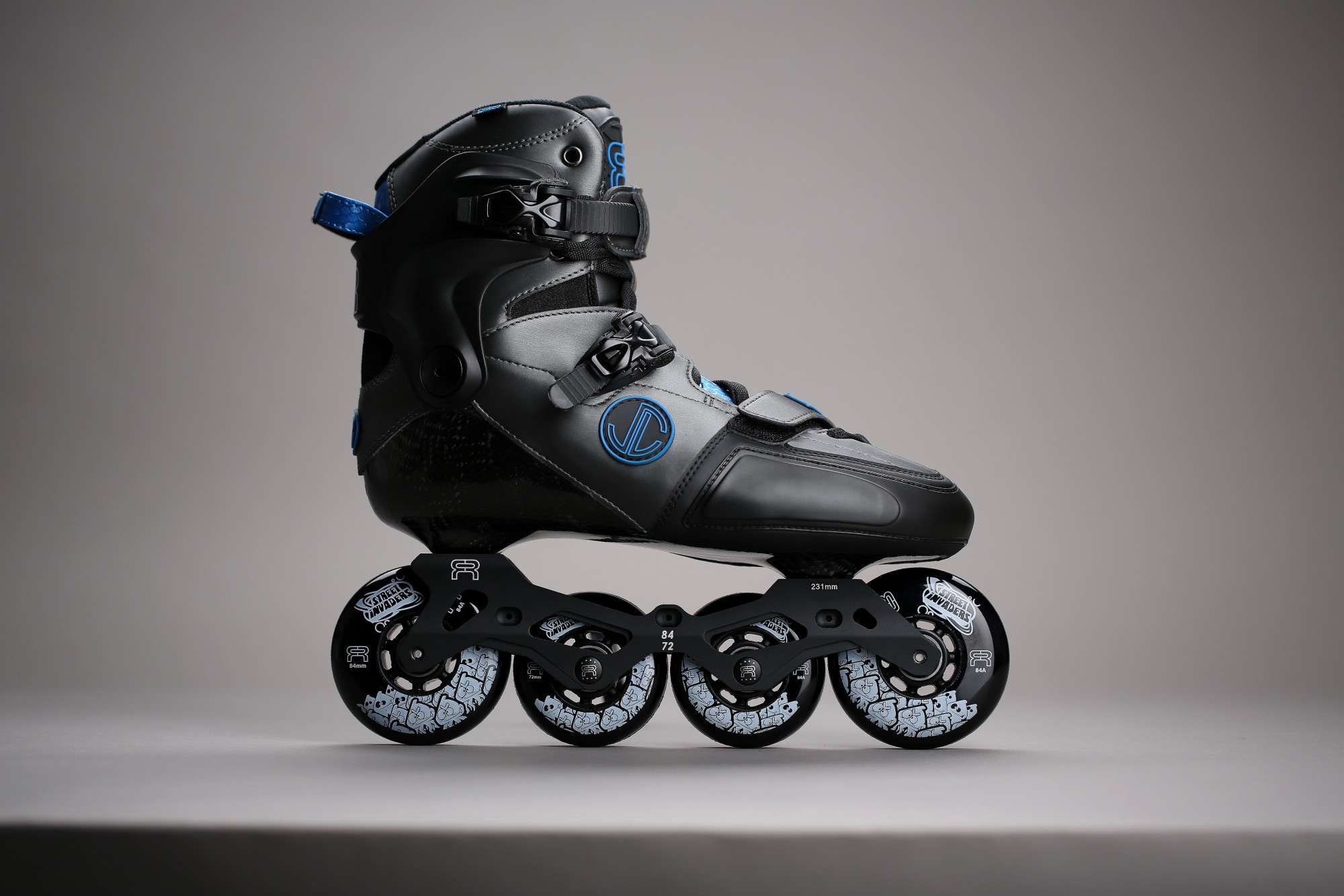 ROLKI FR SKATES SL SEVEN GREY/BLUE 90/72