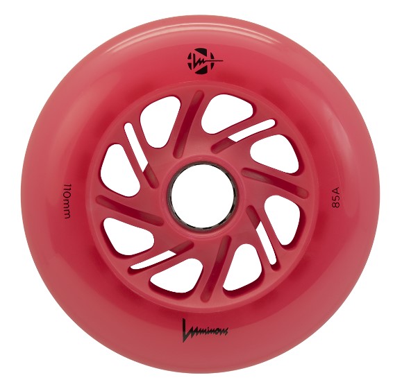 KOŁA LUMINOUS RED / RED 110MM / 85A X1