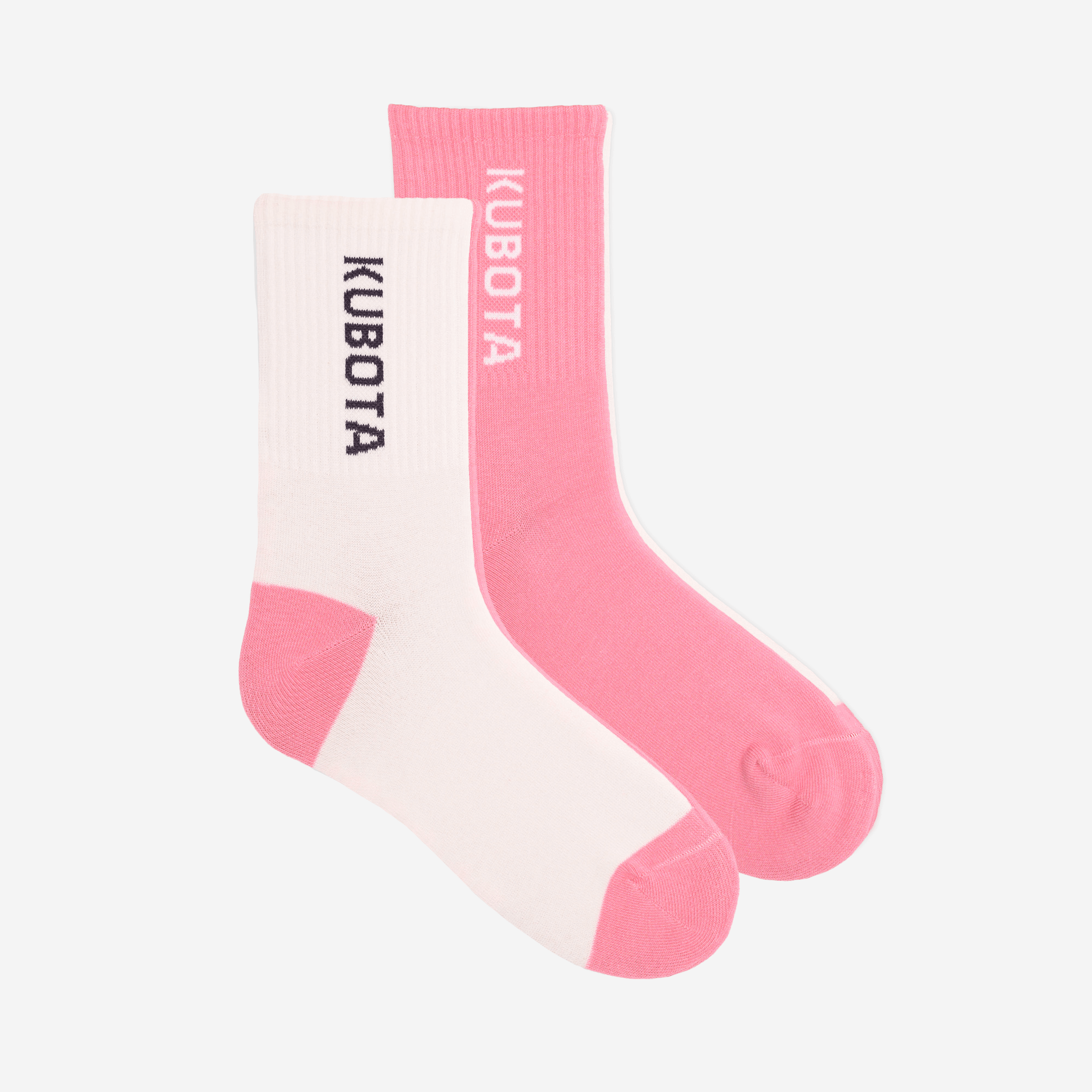 SKARPETY KUBOTA LIFESTYLE DWUKOLOROWE RÓŻOWE