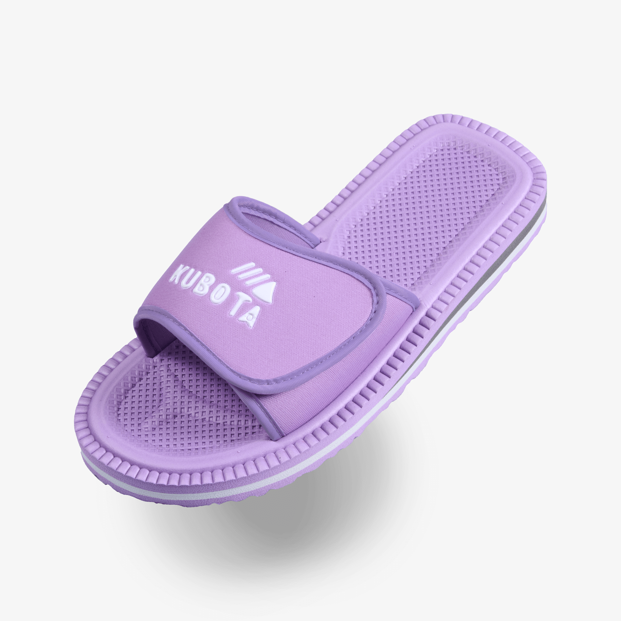 KLAPKI KUBOTA RZEP PASTELOWO-FIOLETOWE