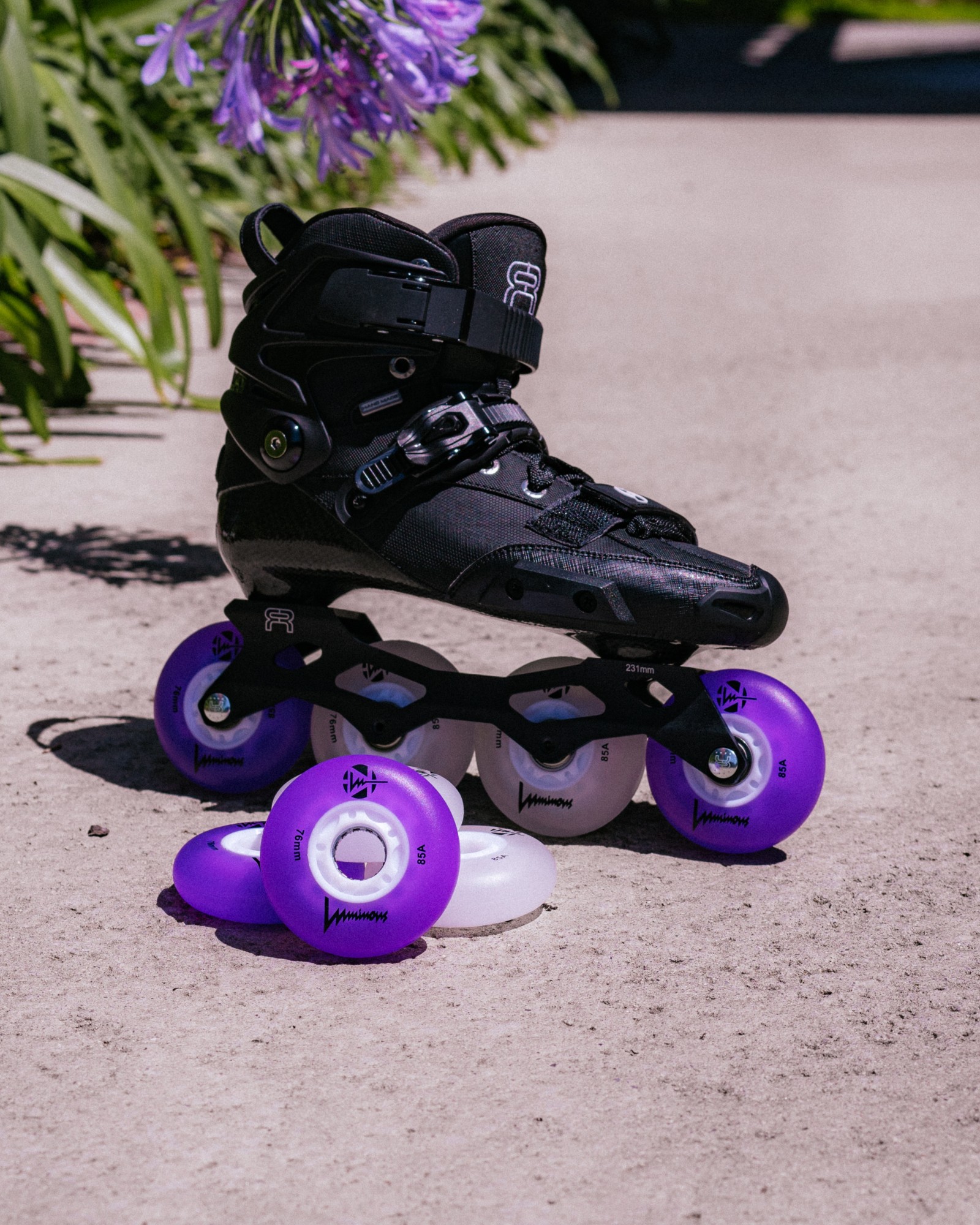 KOŁA LUMINOUS PURPLE 76MM / 85A X1