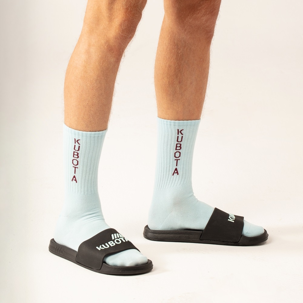 SKARPETY KUBOTA SPORT 3 NIEBIESKO-BURGUNDOWE