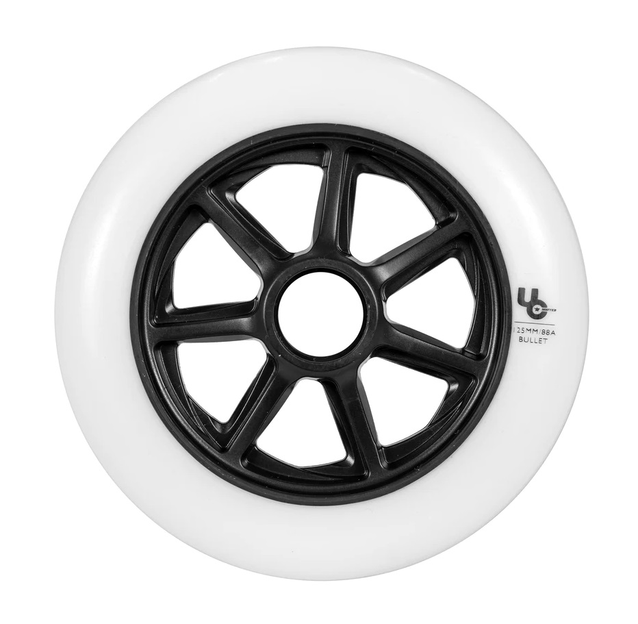 KOŁA UNDERCOVER TEAM WHITE BULLET RADIUS 125MM / 88A X3