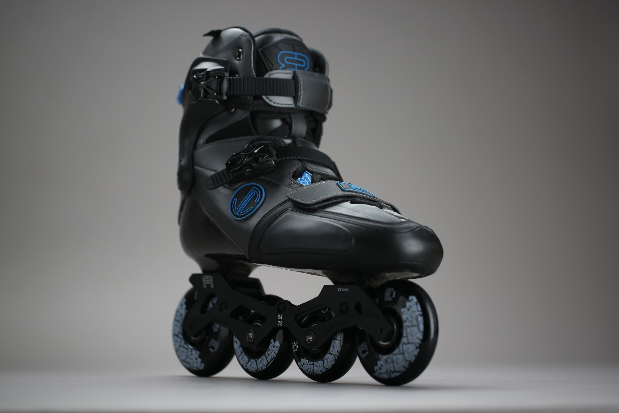 ROLKI FR SKATES SL SEVEN GREY/BLUE 90/72