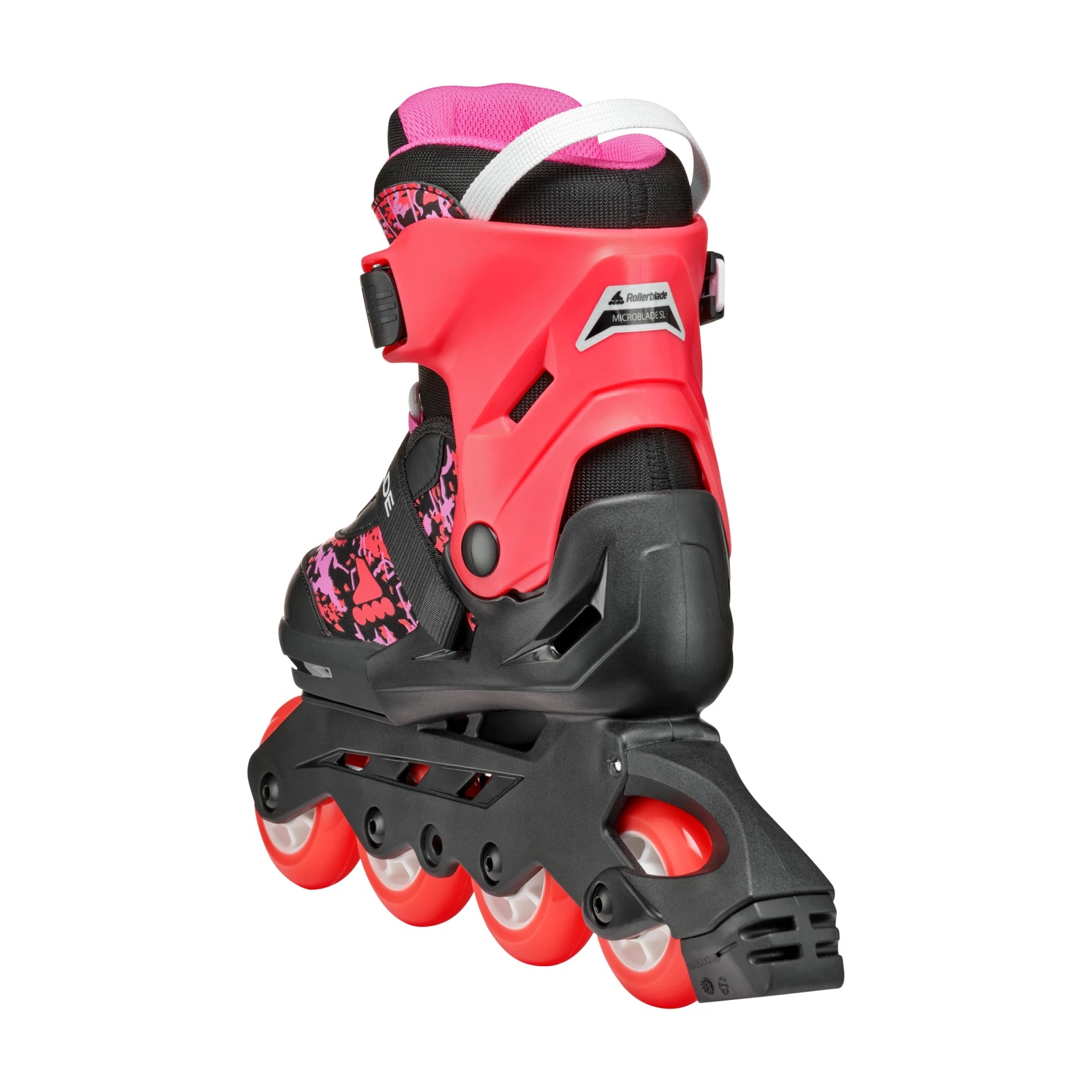 ROLKI ROLLERBLADE MICROBLADE SL BLACK / CORAL - ROLKI JUNIORSKIE REGULOWANE