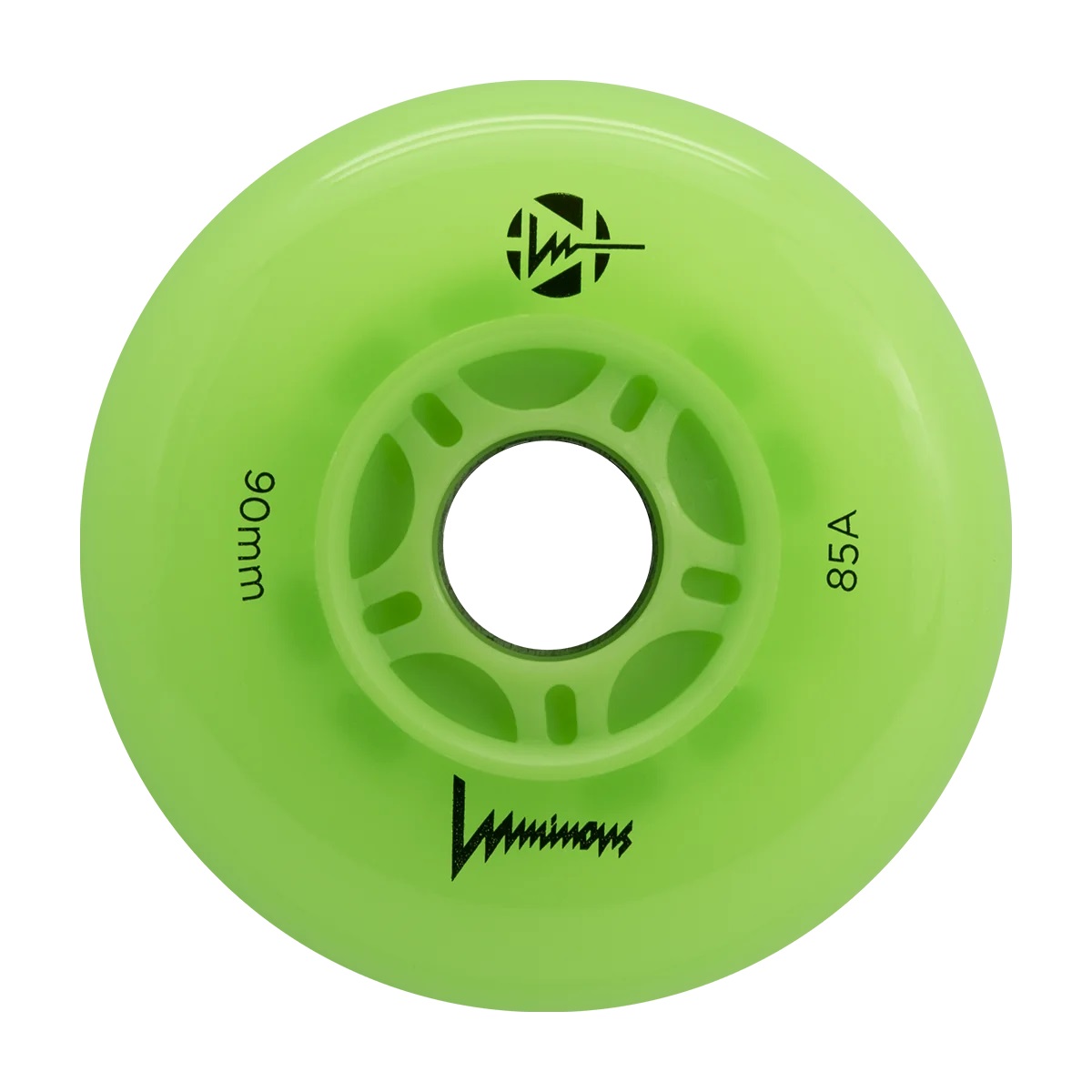 KOŁA LUMINOUS GREEN APPLE GLOW GREEN LED 90MM / 85A X1