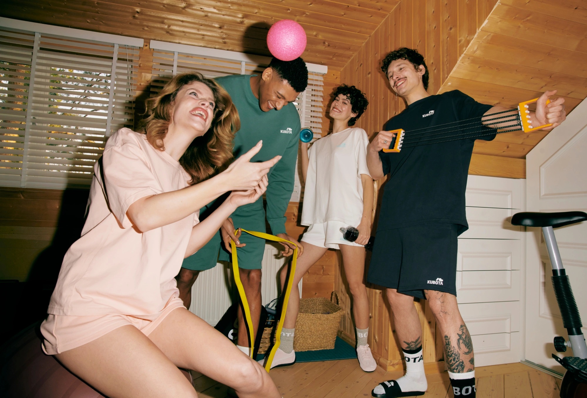 KUBOTA T-SHIRT SPORTOWY MOVE CZARNY