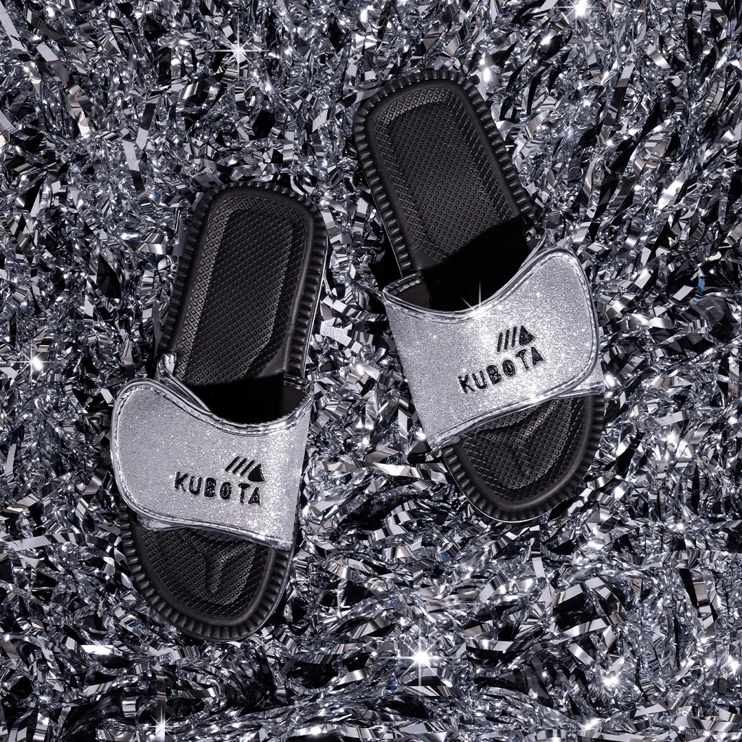 KLAPKI KUBOTA RZEP PARTY CZARNO SREBRNE