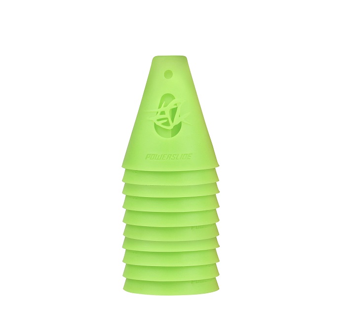 KUBECZKI DO SLALOMU POWERSLIDE CONES 10SZT GREEN