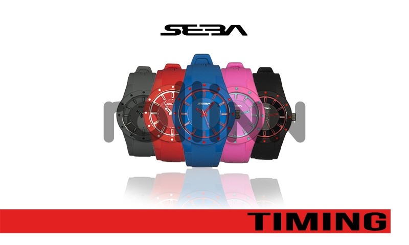 SEBA TIMING WATCH Wodoodporny zegarek marki SEBA BLUE