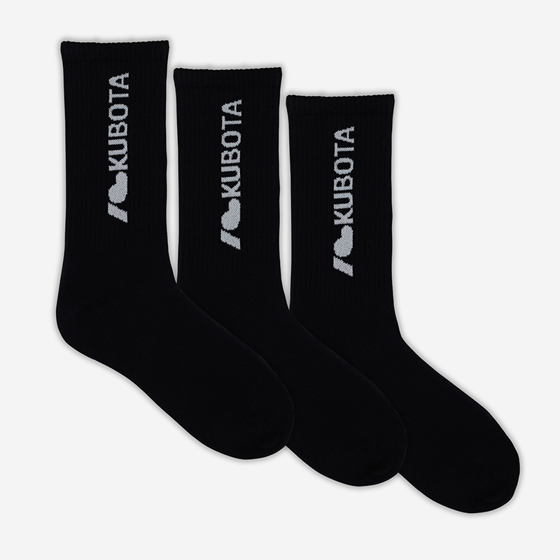 3-PAK SKARPETY KUBOTA I LOVE KUBOTA CZARNY