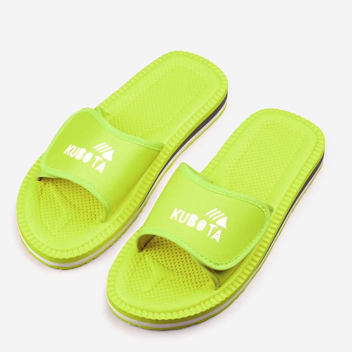 KLAPKI KUBOTA RZEP ZIELONE NEONOWE